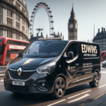 Edwin's Electrical Services van on a London street, ready for call-outs with a clear and upfront assessment fee